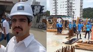 Caio Castro visita empreendimentos imobiliários - Reprodução