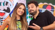 Patrícia Poeta dá trombada e derruba Andre Curvello ao vivo durante o 'Encontro' - Reprodução/Instagram