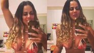 Viviane Araújo samba com biquíni mínimo antes do Carnaval - Instagram