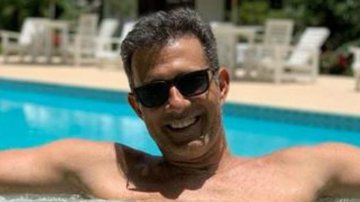 Aos 50 anos, Marcos Pasquim curte dia de piscina e boa forma impressiona - Arquivo Pessoal