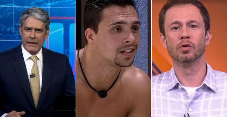 BBB20: Após intimação de Petrix, William Bonner e Tiago Leifert dão versões divergentes - Reprodução