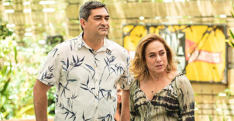 Zeca Camargo e Cissa Guimarães participam da novela Amor de Mãe - Globo