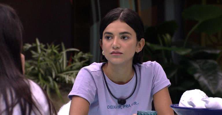 O cantora conversou com o brother depois de descobrir que alimento havia acabado - TV Globo