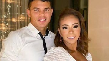 Thiago Silva faz homenagem para esposa - Instagram