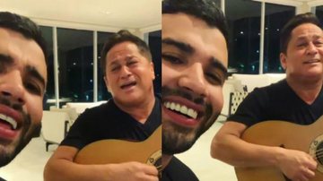 Gusttavo Lima e Leonardo soltam a voz em noitada de farra - Arquivo Pessoal