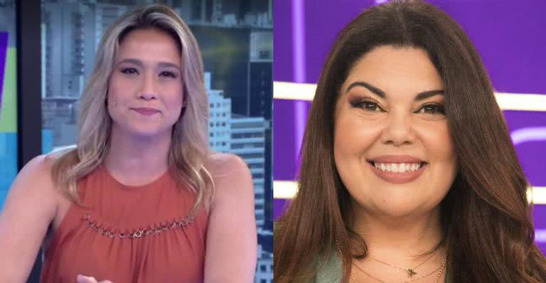 Fabiana Karla adoece, não aparece no 'Se Joga' e Fernanda Gentil tranquiliza fãs - Reprodução