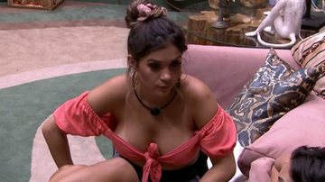 BBB20: Gizelly acusa Flayslane de ter se aproximado de Mari por interesse: ''Oportunismo'' - Reprodução/TV Globo