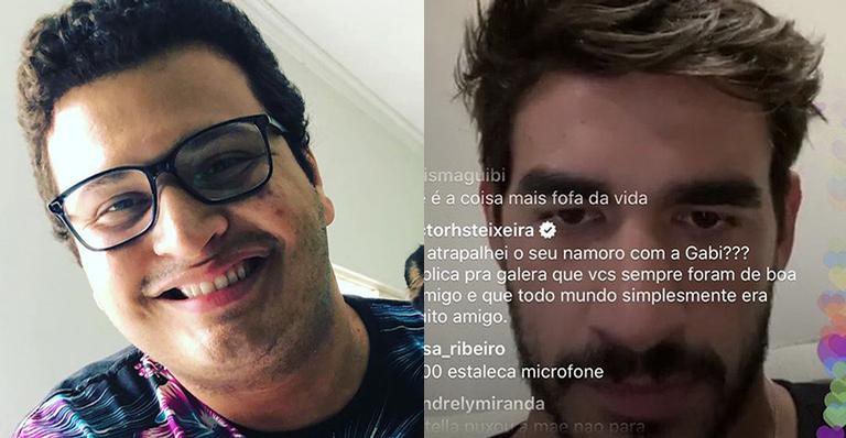 BBB20: Victor Hugo aparece em conversa de Guilherme com fãs e faz pergunta bizarra - Reprodução