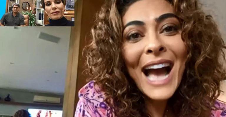 Juliana Paes sofre críticas após declaração sobre quarentena no É de Casa - Reprodução