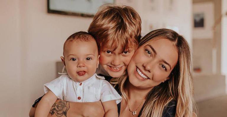 Carol Dantas encanta com clique dos filhos - Instagram