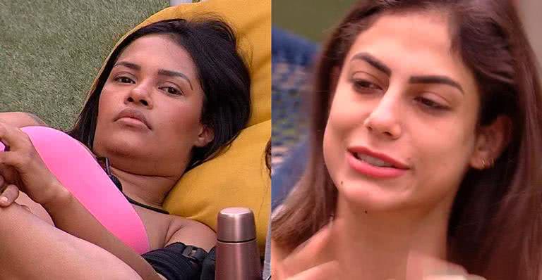 Flayslane e Mari tramam traição no BBB20 - Reprodução/TV Globo