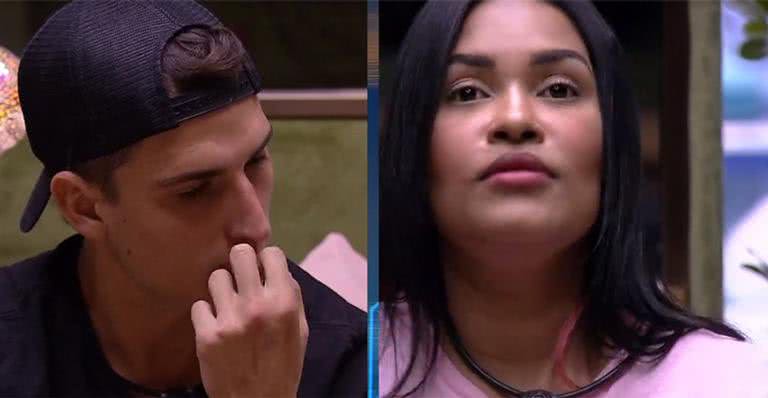 BBB20: Ao vivo, Flayslane defende com unhas e dentes Felipe Prior - Reprodução