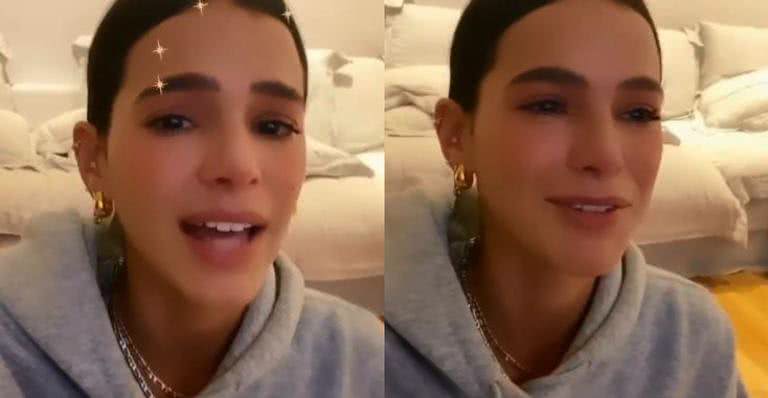 BBB20: Bruna Marquezine cai no choro ao ver permanência de Manu Gavassi - Arquivo Pessoal