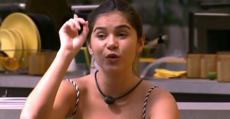 BBB20: Gizelly comenta para sister se brother for eliminado: “Vou ficar insuportável” - Reprodução/TV Globo