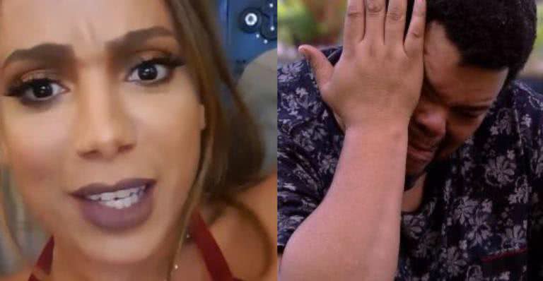 BBB20: Anitta se desespera com azar de Babu: ''Quando é que ele vai ganhar?'' - Reprodução / TV Globo