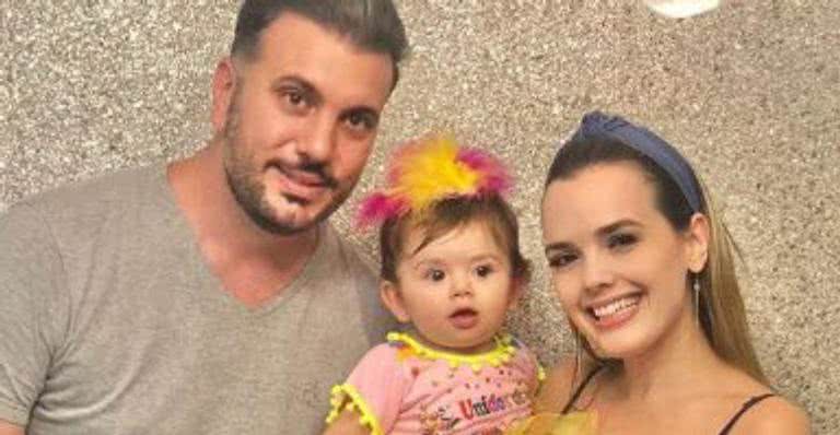 Thaeme comove fãs ao celebrar primeiro aniversário da filha - Arquivo Pessoal