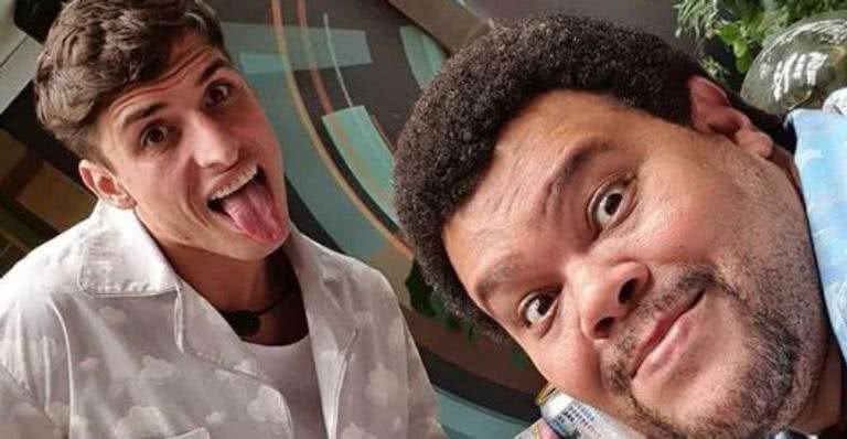 Felipe Prior faz chamada de vídeo com Babu e agradece produção do reality - Arquivo Pessoal