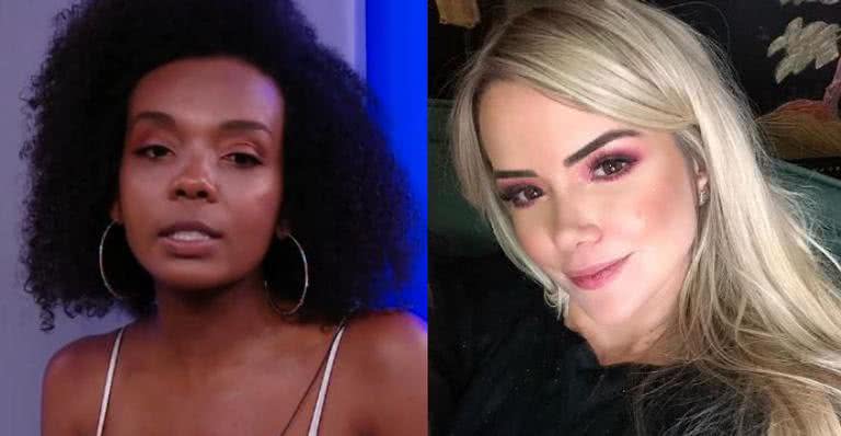 Thelma dá alfinetada em Marcela e dispara: ''Me trocou pelo primeiro boy'' - Reprodução / TV Globo