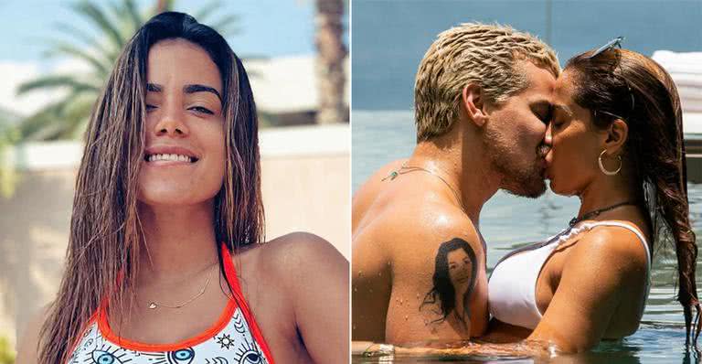 Anitta ganhou 'aula particular' de beijo técnico com Thiago Martins - Instagram;Globo/Victor Pollak