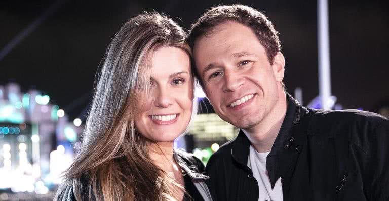 Tiago Leifert e Daiana Garbin já pensam em nomes para primeiro bebê - Raquel Cunha / TV Globo