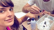 Rafa Brites ganha sessão de manicure do marido e se surpreende - Arquivo Pessoal