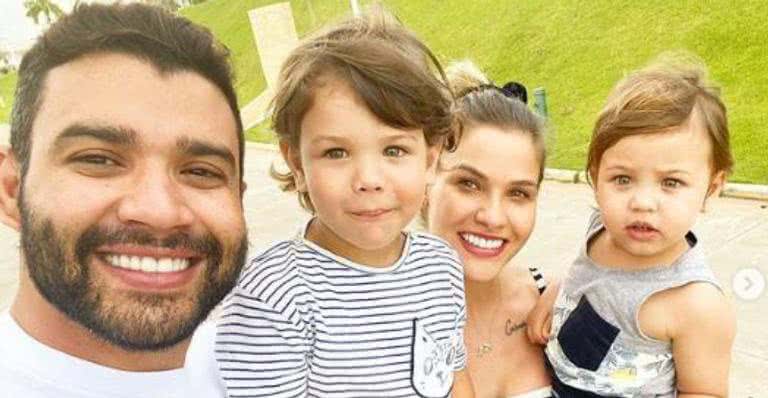 Gusttavo Lima relembra brincadeira de infância com o filho e encanta web - Arquivo Pessoal