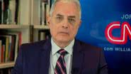 Convidada expõe William Waack ao vivo na CNN Brasil - Reprodução/CNN Brasil e Twitter