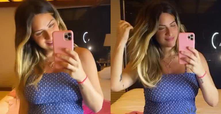 Aos oito meses, Giovanna Ewbank mostra barrigão de grávida em vestido coladíssimo - Reprodução/Instagram