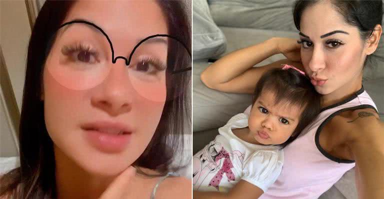 Mayra Cardi revela que Sophia ficou 'aos berros' ao vê-la sair para trabalhar - Instagram