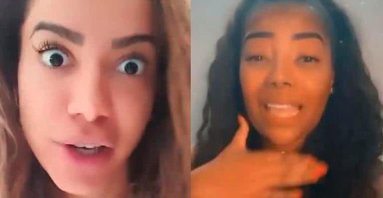 Anitta debocha após ser exposta por Ludmilla - Reprodução/Instagram