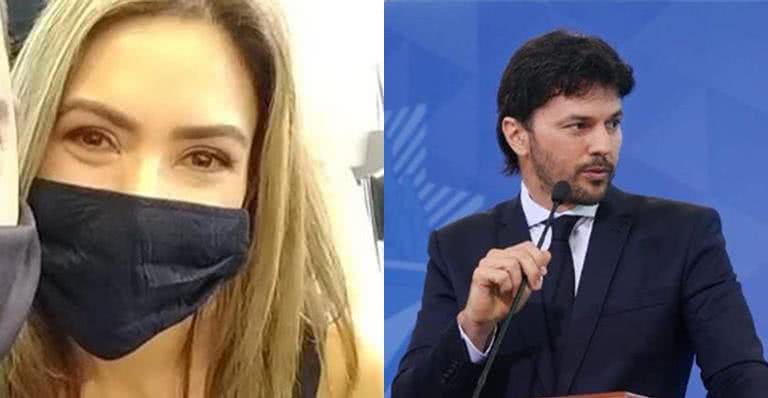 Patrícia Abravanel elege look sóbrio para a posse do marido e ouve declaração de amor - Reprodução