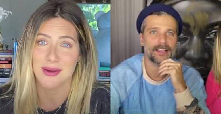 Bruno Gagliasso interrompe live e elogia seios de Giovanna Ewbank na gravidez - Reprodução