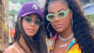 Ludmilla e Brunna Gonçalves curtem passeio e trocam beijos de máscara - Reprodução/Instagram