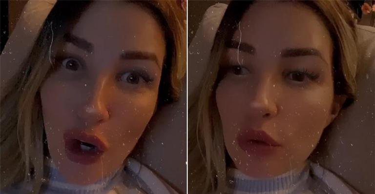 Aline Gotschalg revela pânico em acidente com lareira: "Não conseguia apagar o fogo" - Instagram