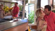 Que cavalheiro! Ana Maria Braga é recebida com buquê e beijão do marido na TV - Divulgação / TV Globo