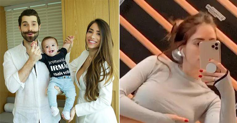 Grávida, Romana Novais encara rotina fitness e exibe sua barriguinha de 3 meses - Instagram