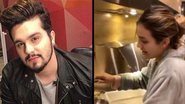 Luan Santana convida amigos para sua cozinha e choca fãs - Reprodução