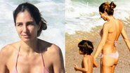 Esposa de Márcio Garcia exibe corpo sarado em ida à praia - AgNews