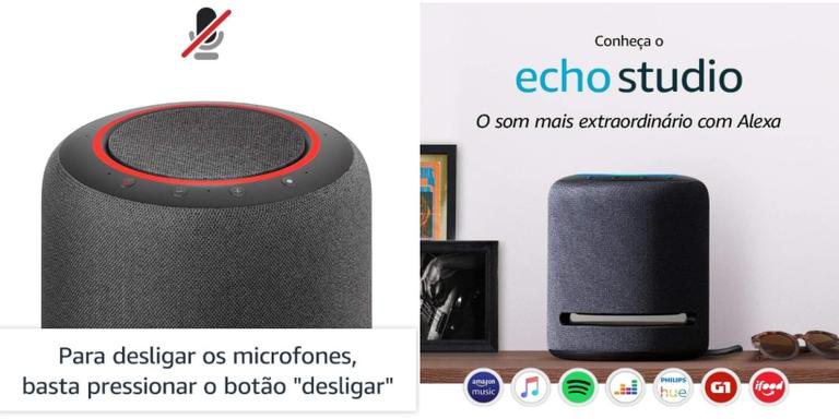 Confira todos os benefícios de ter um Echo Studio na sua casa - Reprodução/Amazon