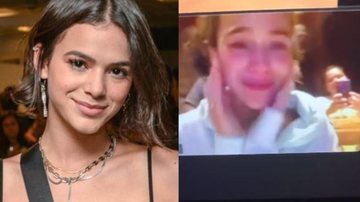Bruna Marquezine ganha festão online dos amigos e não segura as lágrimas - AgNews / Reprodução