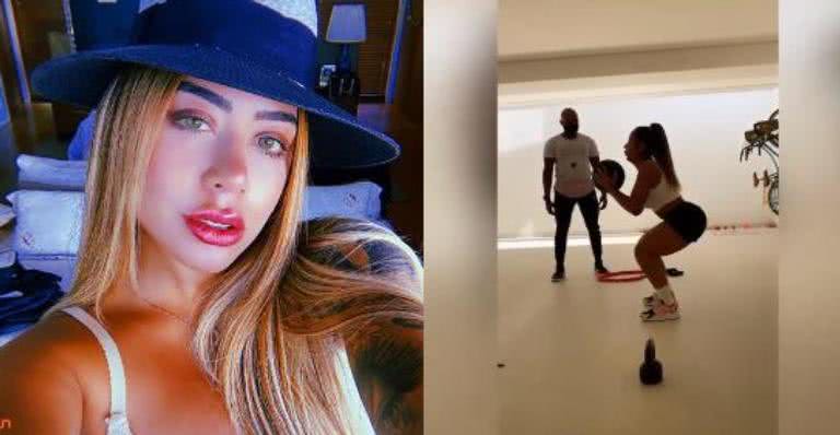 Rafaella Santos pega firme na malhação e curvas impressionam - Arquivo Pessoal