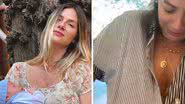 Mãe de Giovanna Ewbank se dá mal ao trocar fralda do neto - Reprodução/ Instagram