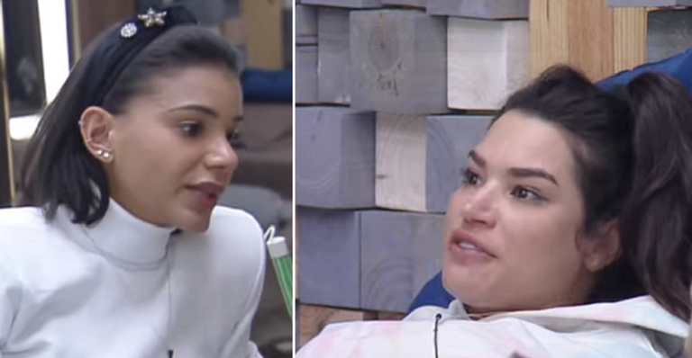 Raissa e Jakeline trocam farpas após prova do fogo - Reprodução/PlayPlus