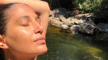 Camila Pitanga curte dia de sol - Instagram