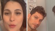 Ex-BBB Eliéser Ambrósio massageia os seios da esposa após o parto - Reprodução/Instagram