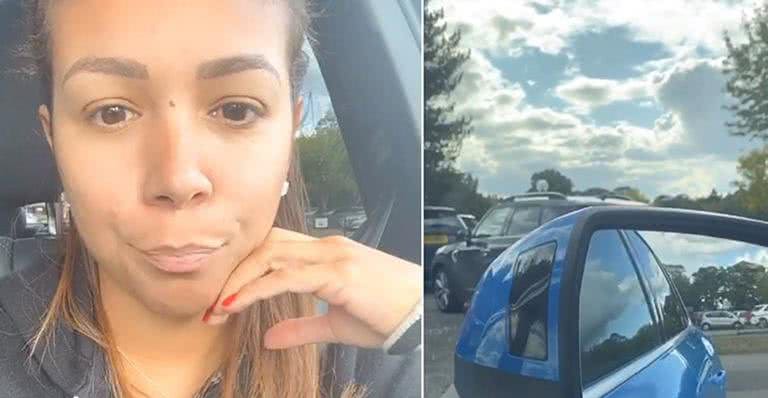 Esposa de Thiago Silva aluga carro de luxo e se irrita - Reprodução/Instagram