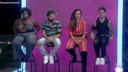 A Fazenda: Biel, Cartolouco, Jojo Todynho e Luiza Ambiel estão na quarta Roça - Reprodução/RecordTV