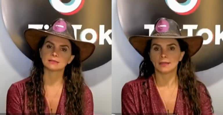 A Fazenda: Luiza Ambiel detona Tays Reis durante a Live do Fazendeiro: "Não consigo olhar na cara" - Reprodução/TikTok