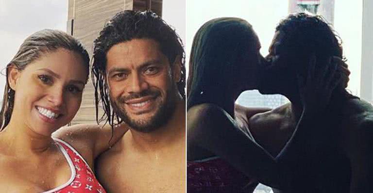 Hulk Paraíba e Camila Ângelo esquentam quarto luxuoso de hotel e trocam carinhos na piscina - Reprodução/Instagram