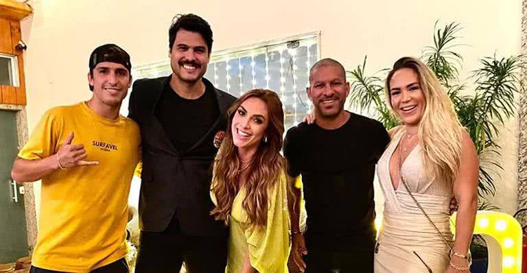 Após superar COVID-19, marido de Nicole Bahls dá festão de aniversário - Instagram